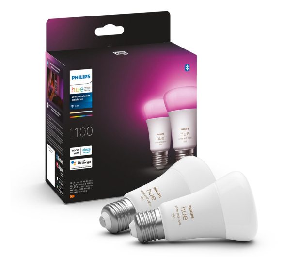 Philips Hue White and color ambiance Żarówka 2xE27 1100lm 8719514291317 - 709617 - zdjęcie